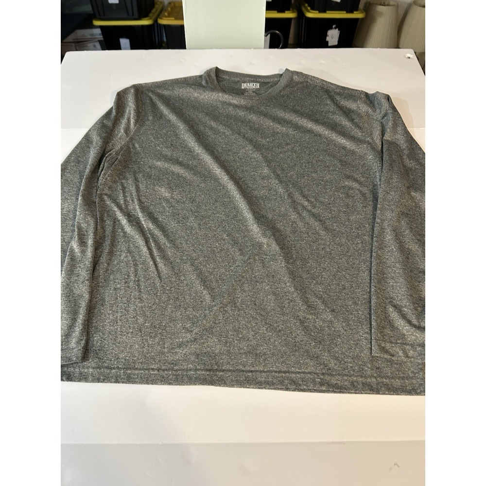Gray Duluth Trading 2XL Long Sleeve‎ Tshirt Standard Fit And Lightweight Comfort
